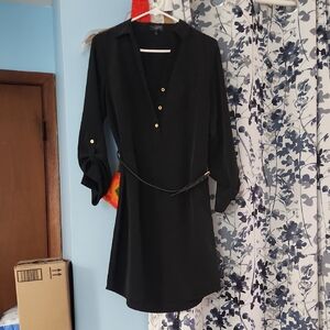 The Limited Black Long Sleeve Dress